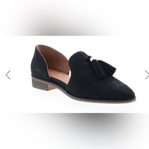 Dubs true Neat Freak black leather flats shoes